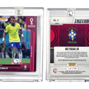 Neymar JR #4 -2022 Panini Instant FIFA Qatar W/C 1 /1108 Brazil CLASS OF THE CUP